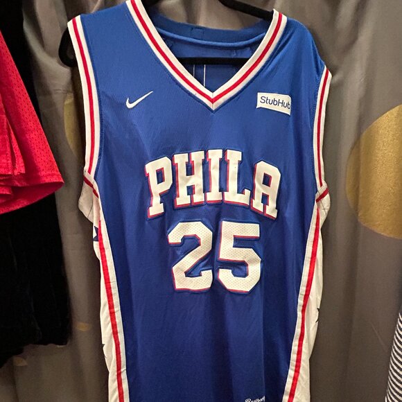 Nike Game Issued Used Worn Ben Simmons Jersey Gamer Philadelphia 76ers Sixers XL